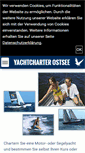 Mobile Screenshot of ostsee-charter-yacht.de